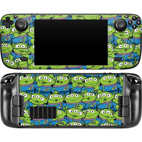 Disney Toy Story Alien Collage Steam Deck Handheld Gaming Computer Skin